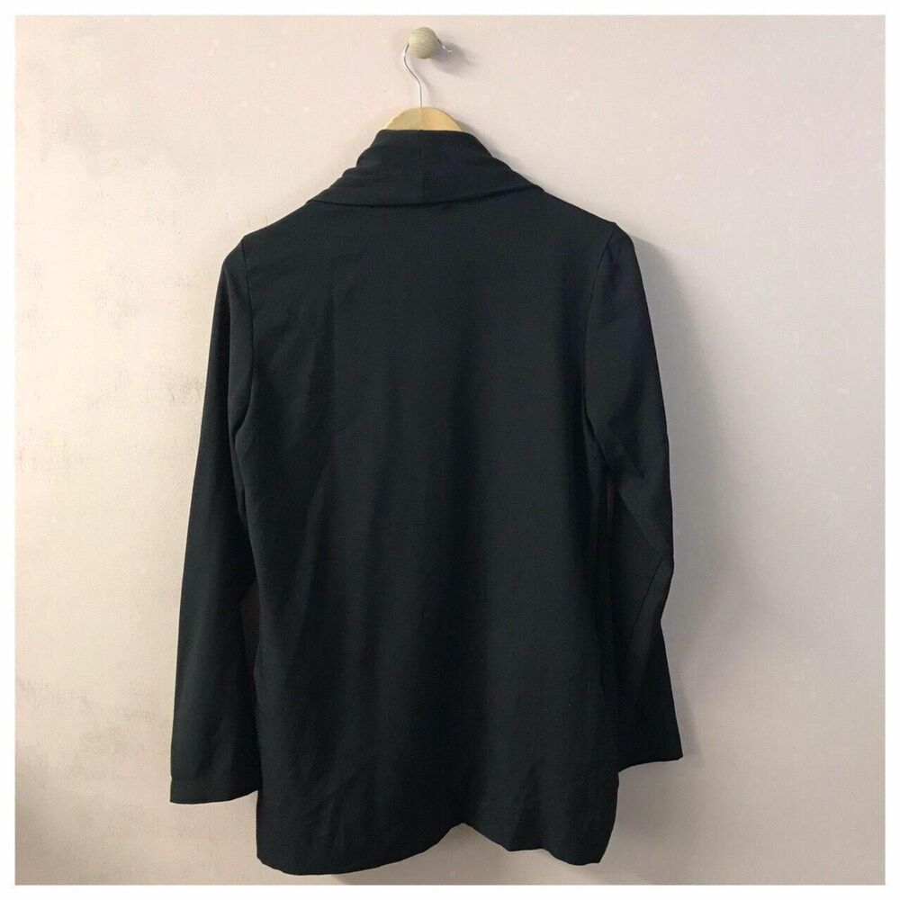 Forever 21 Black Flowy Lightweight Jacket Size M EUC - Picture 2 of 11